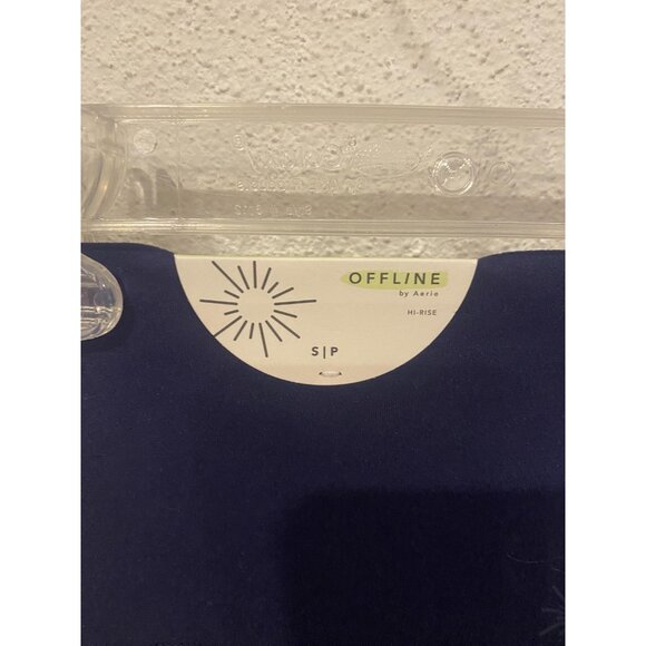 OFFLINE by Aerie Leggings Womens Small Blue Hi-Rise Pocket Activewear Yoga - Picture 5 of 5